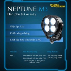 Đèn Led Trợ Sáng SHILAN NEPTUNE M3 (chính hãng)